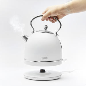 Tower Heritage White Dome Kettle 1.7L